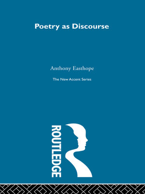 cover image of Poetry as Discourse